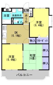エトワール弐番街　弐号館 間取り