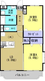 ユーミーｊｕｌｌｉｅ 間取り