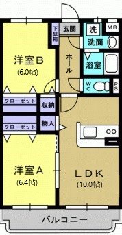 ユーミー　ＥＢＩＮＵＭＡ 間取り