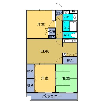パークヒルズⅠ 間取り