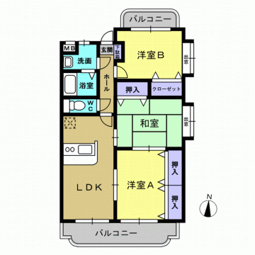 グリーンヒルズ 間取り