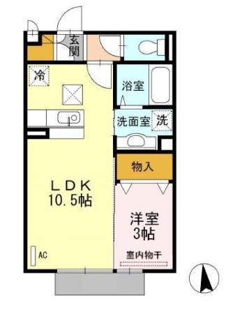 セジュールプルミエ B棟 間取り