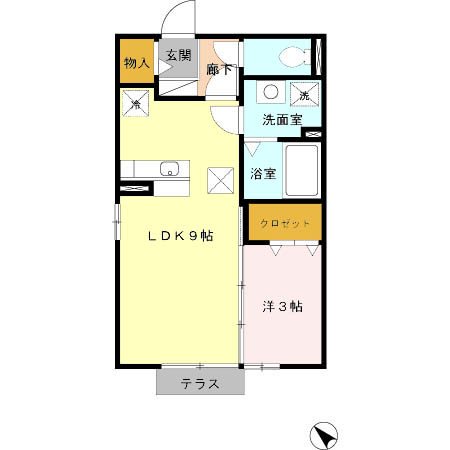 メルベーユKⅡ 間取り