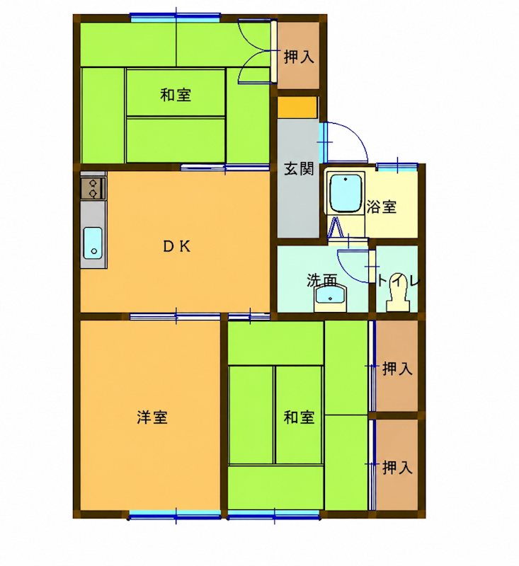 セジュール・上原　B 間取り