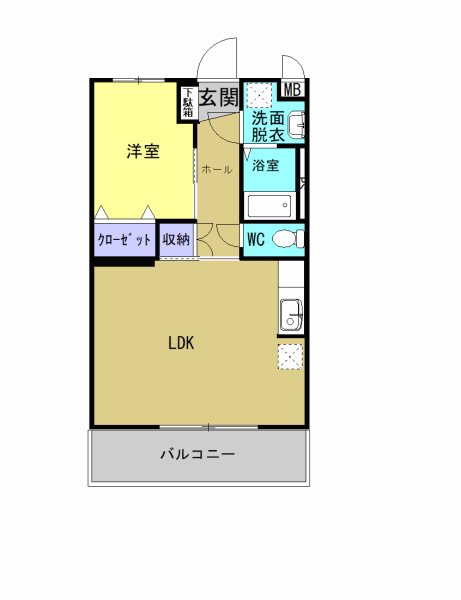 ＢＡＳＩＣ　Ｂ．Ｌ．Ｄ　隼人 間取り