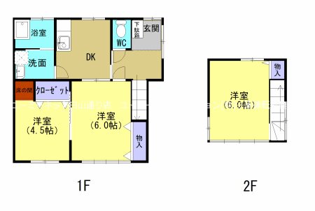 石原貸家H 間取り
