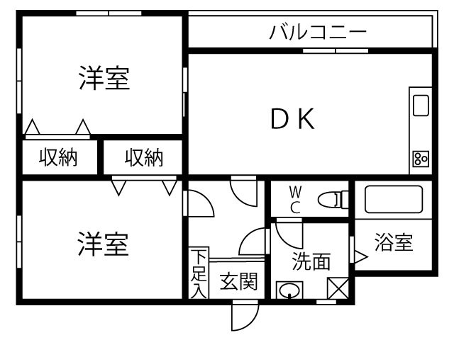 アムールF 間取り