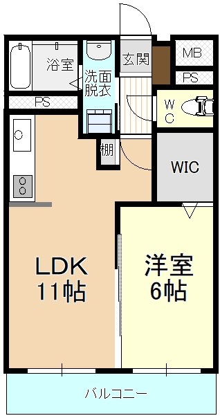 ムゲンハイツ下戸祭 間取り