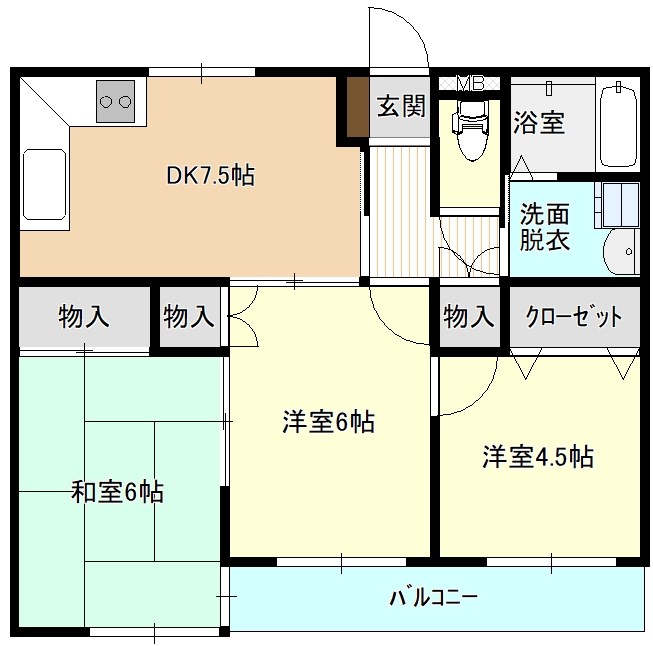 アージュ今泉 間取り