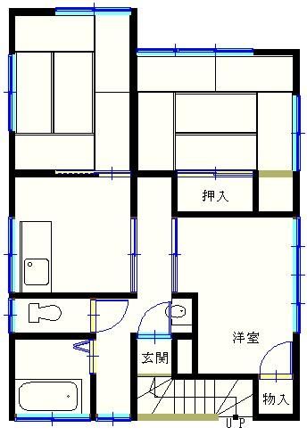 田中貸家 間取り