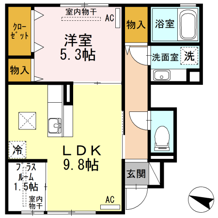 シャイン R 間取り