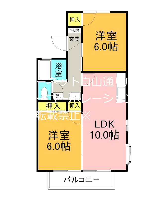 熊本県熊本市南区江越２丁目12-20 間取り