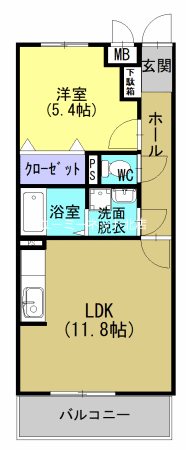 アベニール荒田 間取り