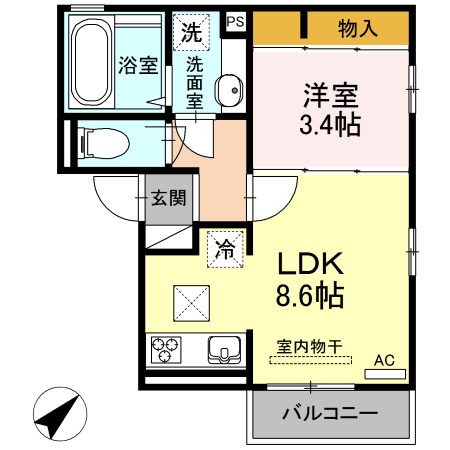 エスポワール花 間取り