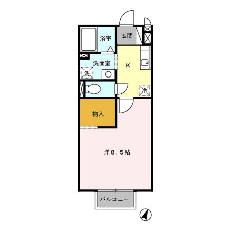 オリエントモナリエ 間取り