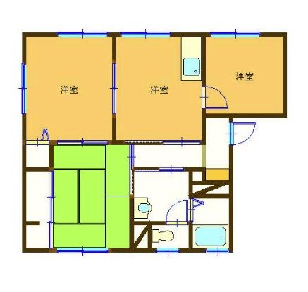 グランヒル伊敷Ａ棟 間取り