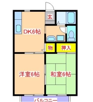 グランシャリオB 間取り