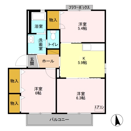 ディアコート 間取り