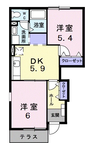アドバンス銀河の森Ⅰ 間取り