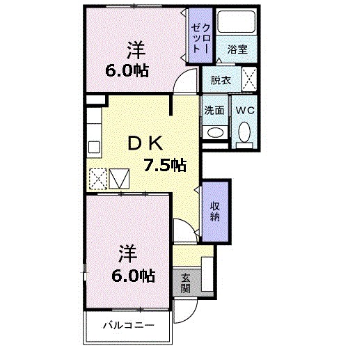 プレ－リ－ベルⅡ 間取り