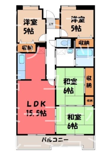 ルミエール薬師寺 間取り