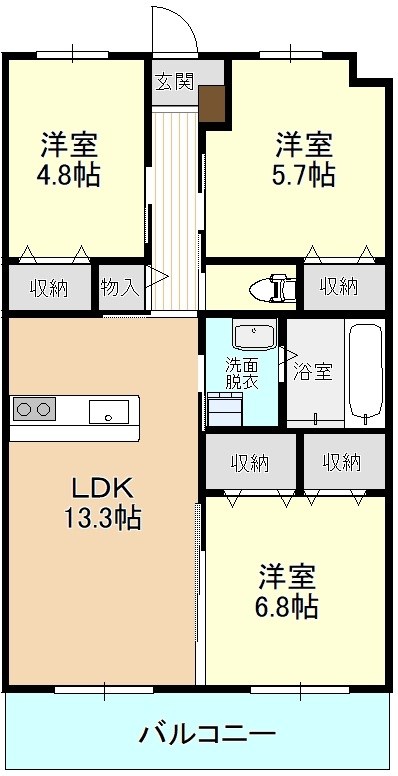 ひだまりレジデンスⅠ 間取り