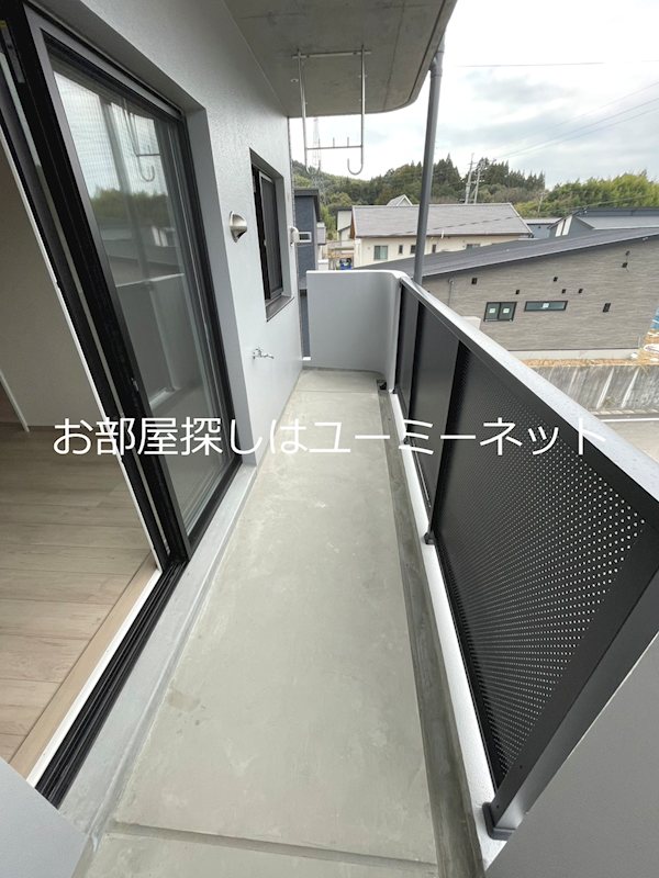 ラフィーネさつま ベランダ
