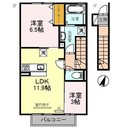 コスモ６ 間取り