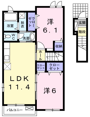サンハイツⅡ 間取り