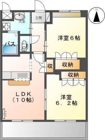 ビレッジマウンテン六弘 間取り