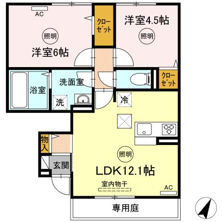 絆Ⅰ 間取り