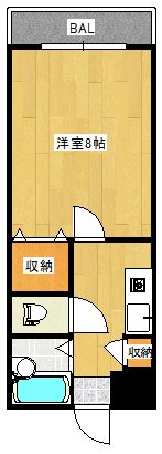 コーポレートロード21小松原 間取り