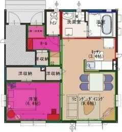 エバーグリーン(ペット可) 間取り