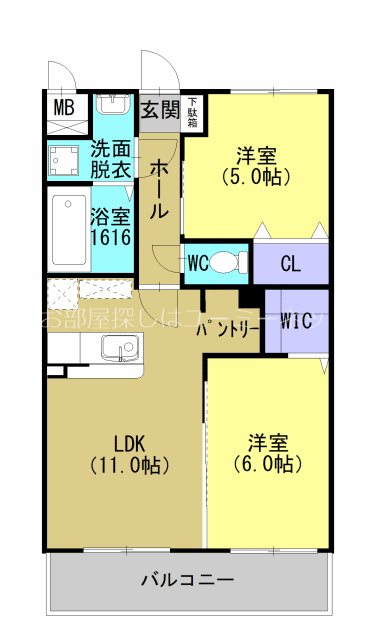 アバンガーデン 間取り