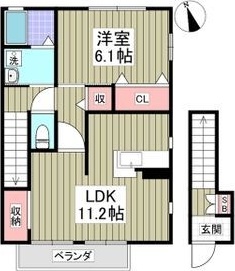 スクエア駅南B棟 間取り