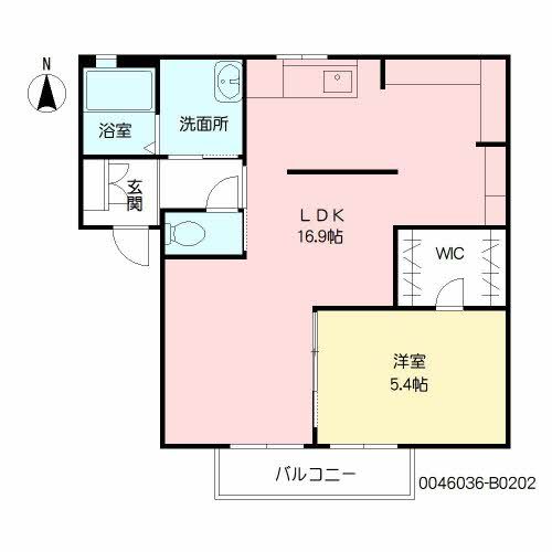 モダニティ八分字　Ｂ棟 間取り
