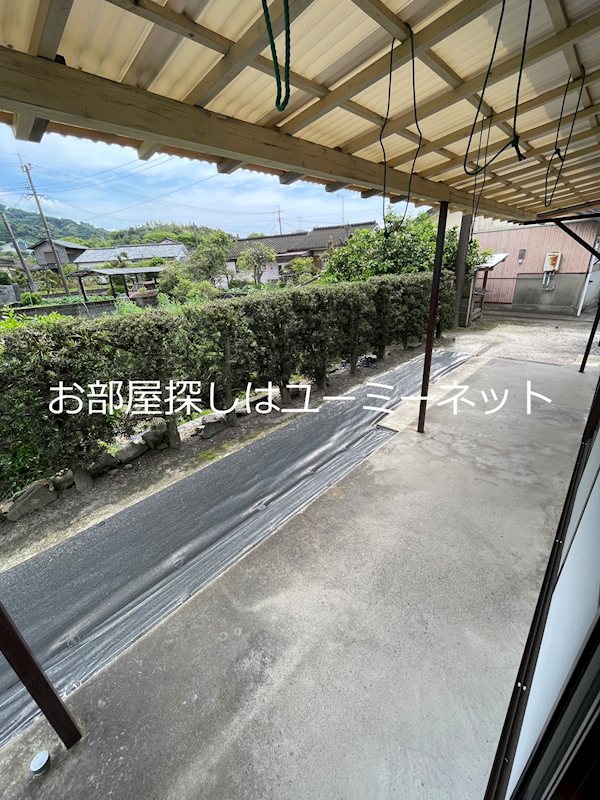 のぶくに住宅 ベランダ