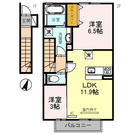 コスモ６ 間取り