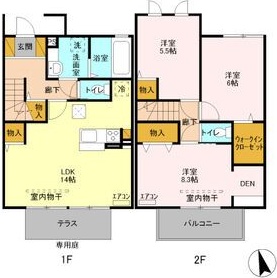 ピーノ・ポルト　B 間取り