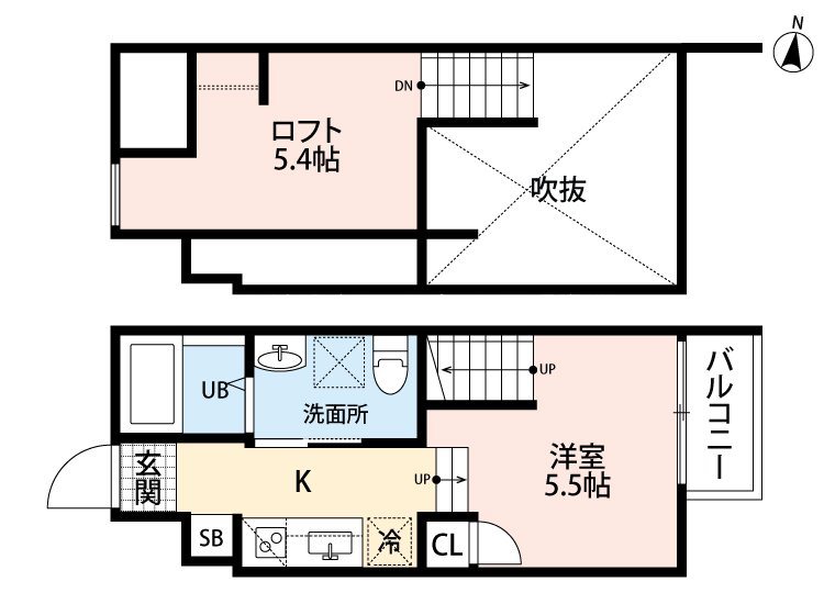 Libre八王寺A棟 間取り