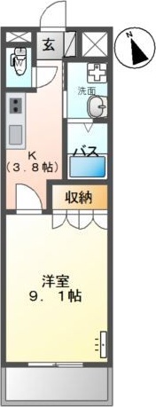 敬愛ハイツA 間取り