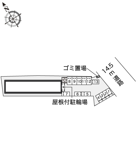 レオネクスト向日葵 駐車場