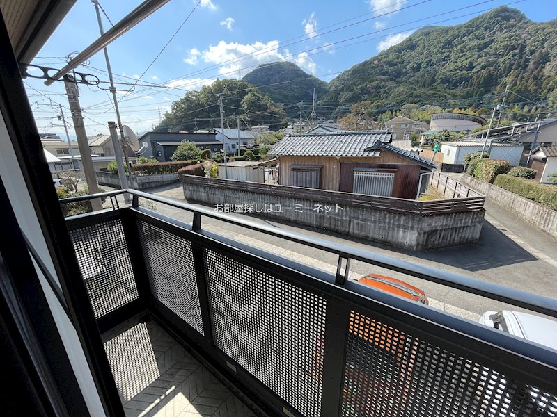 コーポはしやまⅡ ベランダ