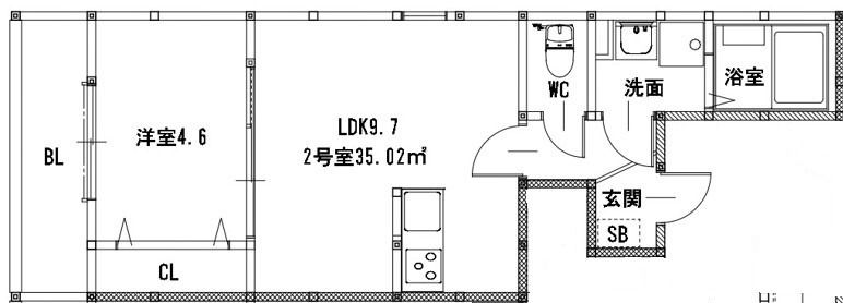 SunMark　京町本丁 間取り