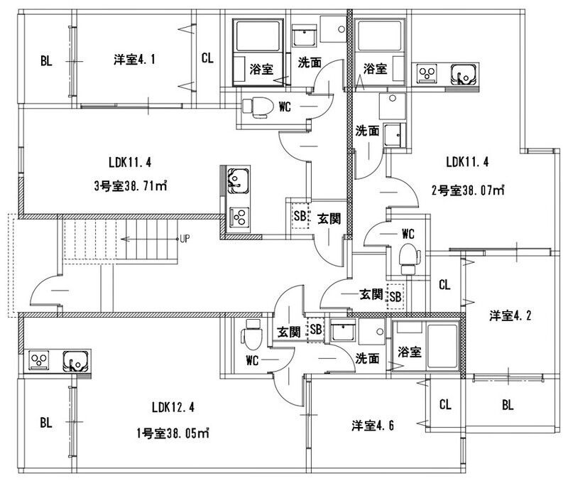 メゾンクレール御領 間取り