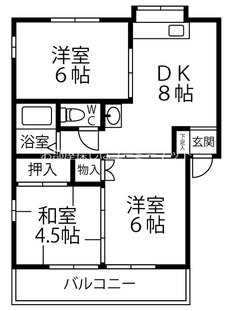 ウィングヒルズ 間取り