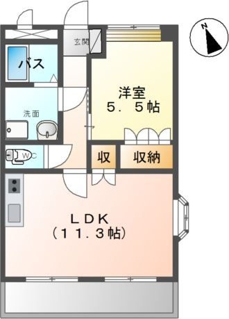 リバーブリーズ・天辰 間取り