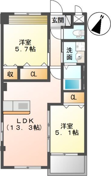 A・グランドパレス 間取り