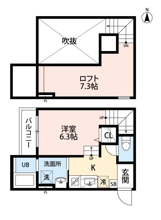 Celeste八王寺 間取り