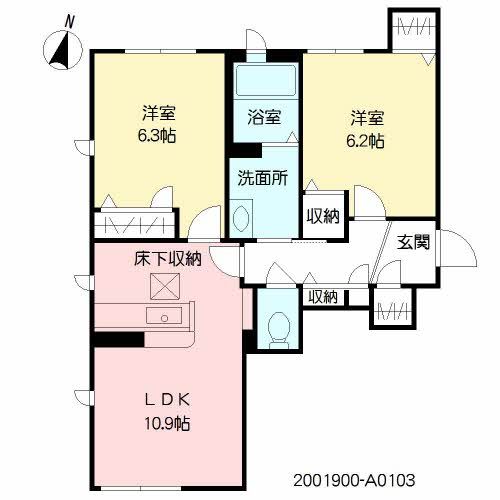 ラ・シャルール. 間取り
